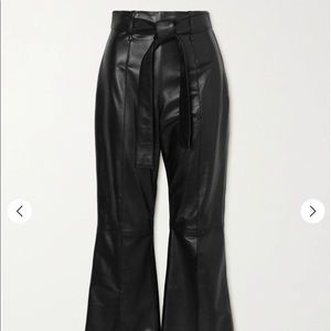 16Arlington Hana black leather flares